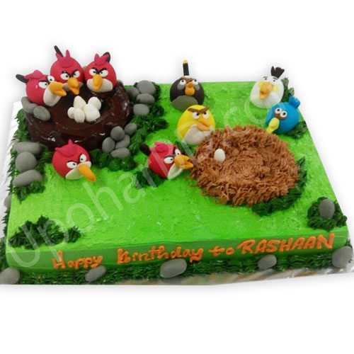 Angry Birds option 2 Edible Cake Topper