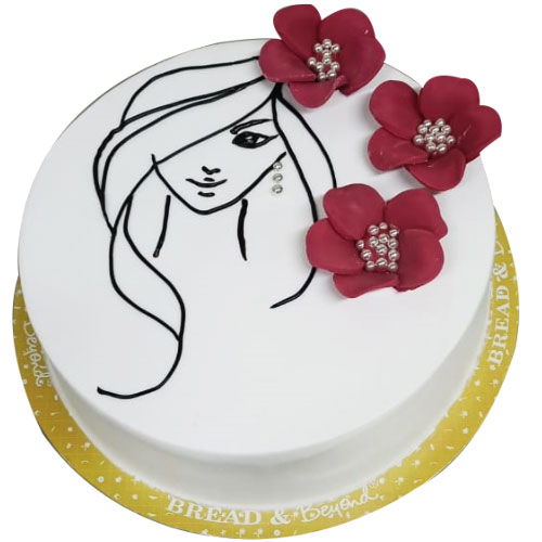 Small birthday cake online - Vanila cake from Bread & Beyond - Bread and  Beyond Cakes