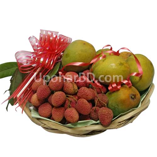 Buy Mango and lychee online - Mango and Lychee Basket - Fresh Fruits ...