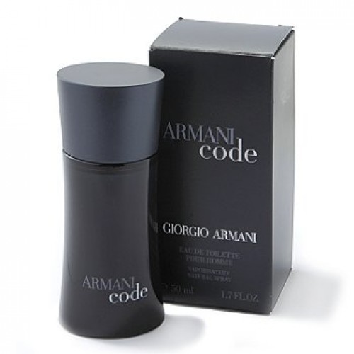 armani black code for her