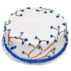 Blue Blossom Cake